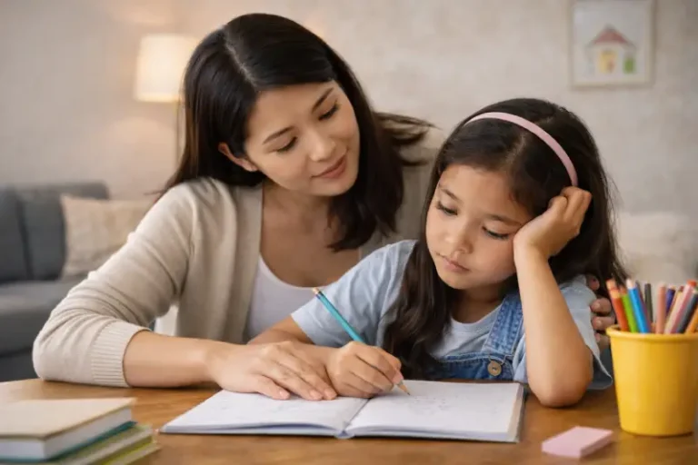 Enfant qui bloque en orthographe