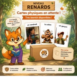 Les cartes de jeux physiques en complément
