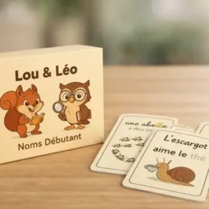 Jeu de cartes Lou & Léo – Noms Débutant