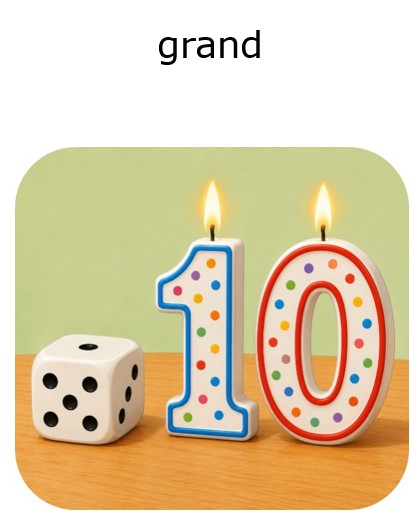 orthographe de l'adjectif GRAND