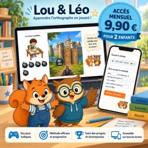 Accès mensuel 2 enfants – Lou & Léo